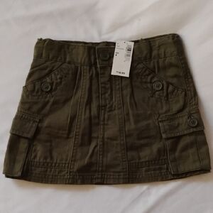 The Children's Place Olive Skort with Button Accents
